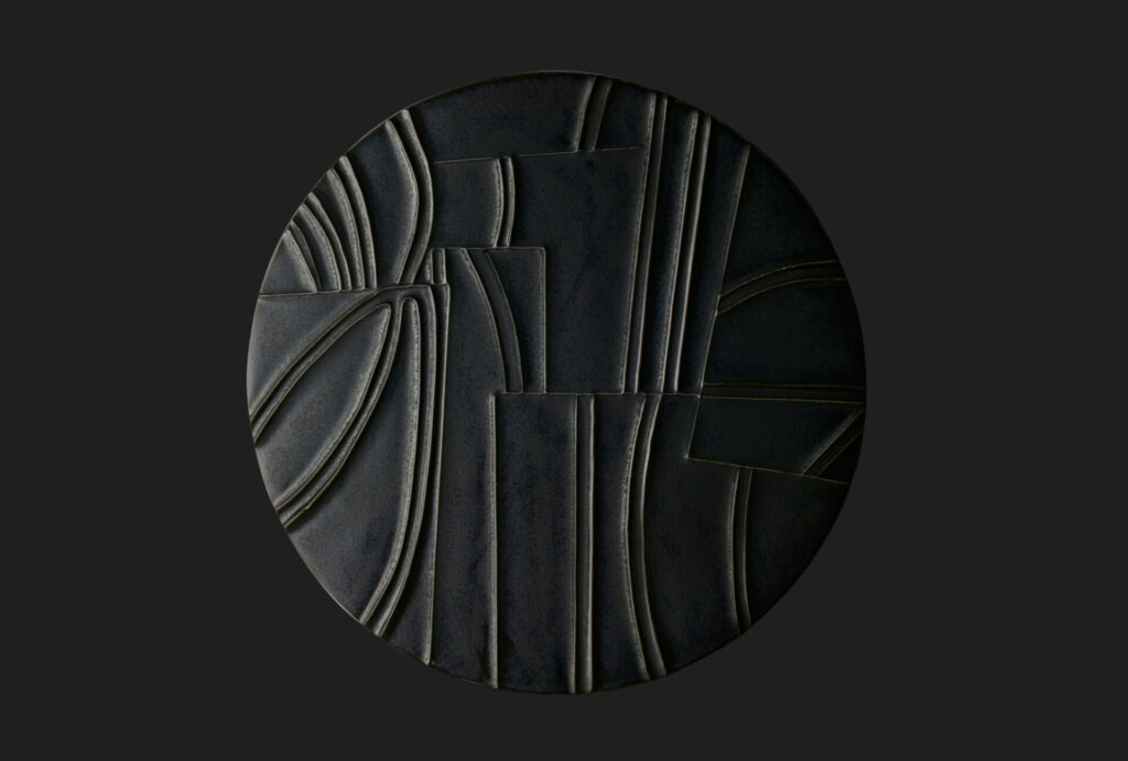 Photograph of Ceramic wall relief by Howard Smith